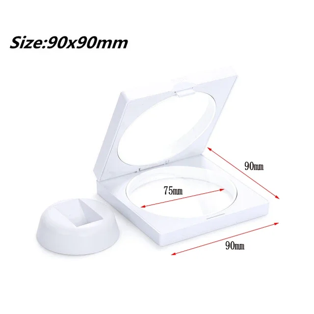 3D Floating Picture Frame Shadow Box Jewelry Display Stand Ring Pendant Holder Protect Jewellery Stone Presentation Case: YELLOW