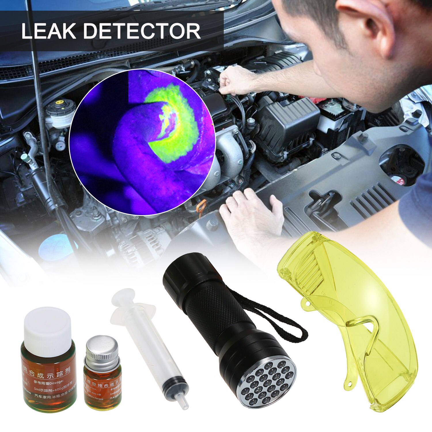 Car Air Conditioning A/C System Leak Test Detector... – Grandado