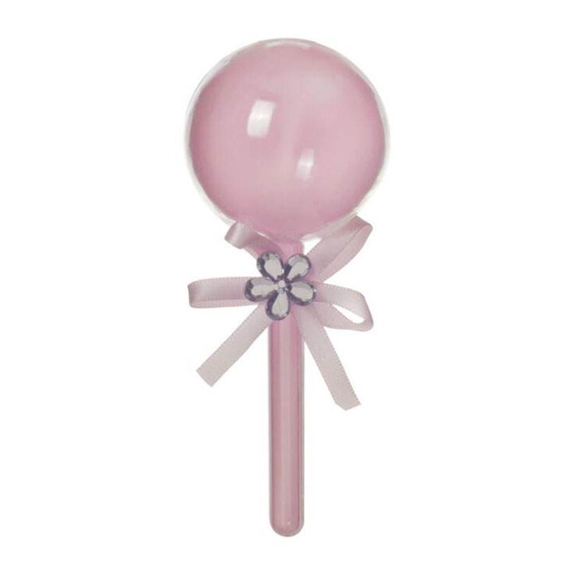 12 Pcs Lollipop Transparante Plastic Bonbondoos Bruiloft Decoratie Baby Shower Kerst Verjaardagsfeestje Gunsten: Lollipop-Pink