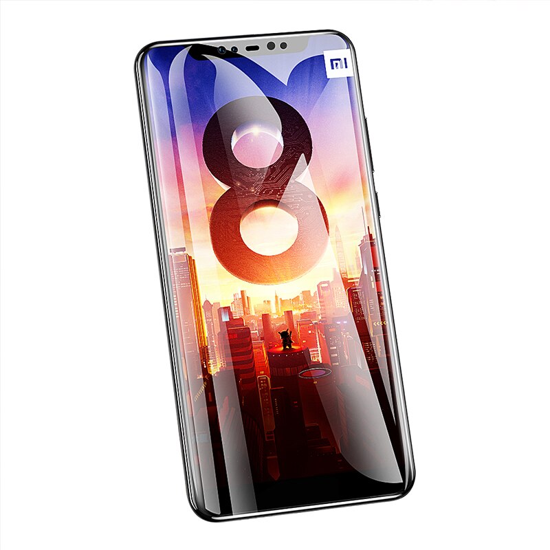 9H Protective Glass On The For Xiaomi Mi A1 A2 A3 Lite 5X 6X Tempered Glass For Mi 6 8 9 SE Pro Full Cover Screen Protector Film