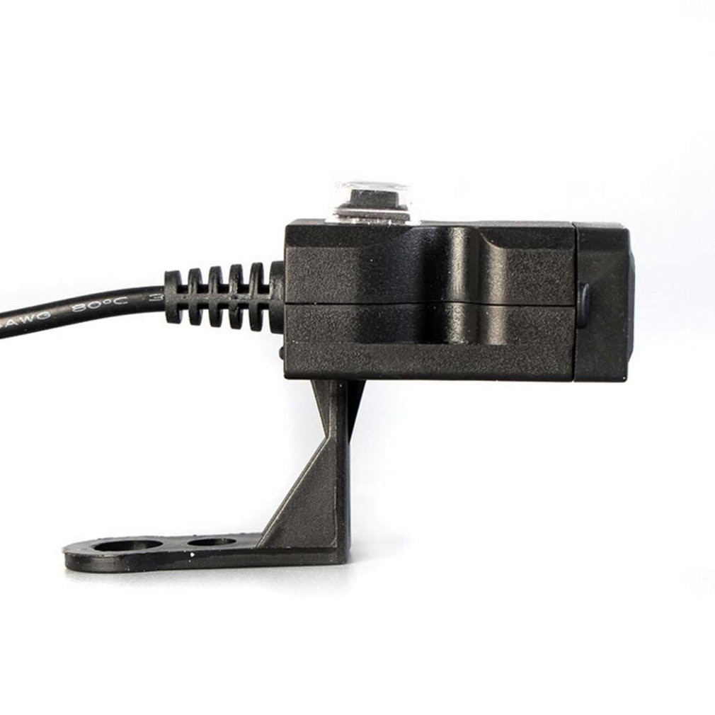 Dual USB Port 12V Waterproof Motorbike Motorcycle Handlebar Charger 5V 1A/2.1A Adapter Power Supply Socket for Phone Mobile: Default Title