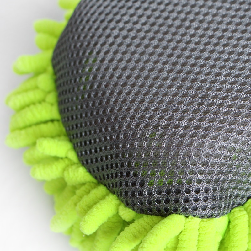 2 IN 1 Microfiber Chenille Car Wash Sponge Ultrafine Fiber Anthozoan Mesh backing for Car Wash and Clean