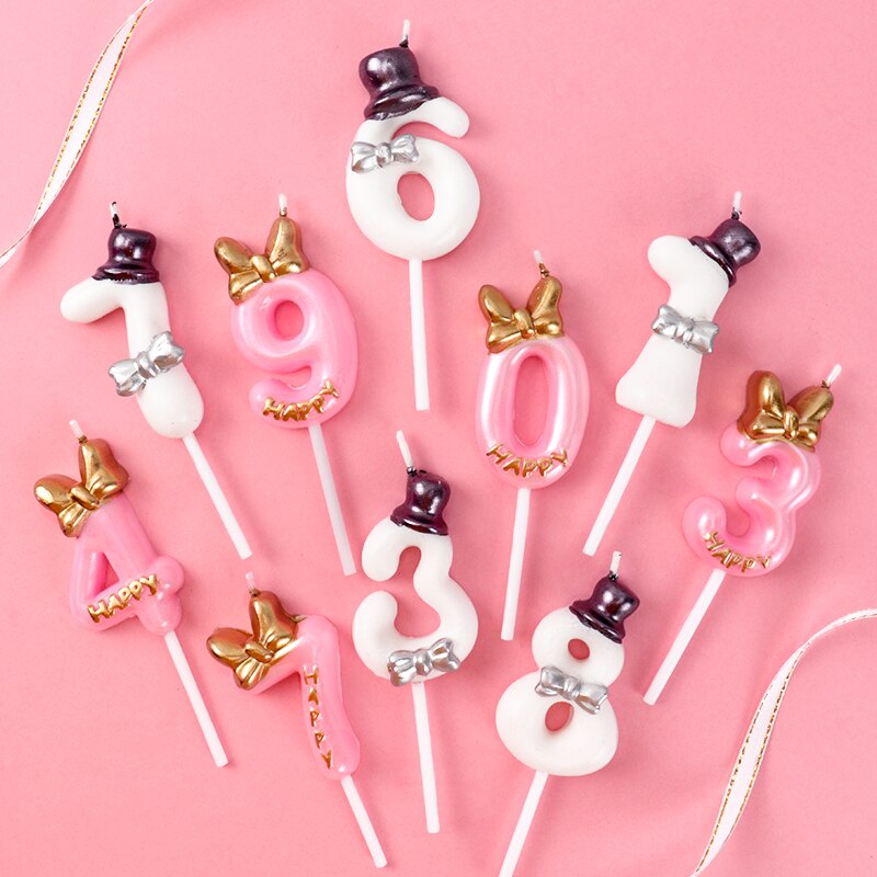 Cakelove bolos de 0 a 9 números, vela para festa de aniversário, itens para bolo, números de bolo, aniversário, festa de idade decorações