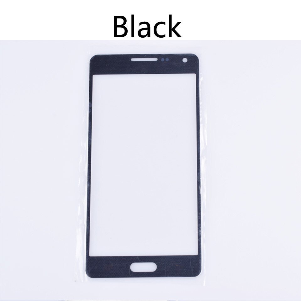 5.0 &quot;A500 Per Samsung Galaxy A5 2015 A500 A500F A500FU A500M A500Y A500FQ Anteriore Esterno di Vetro Dell&#39;obiettivo Dello Schermo di Tocco di ricambio: Black-No tool