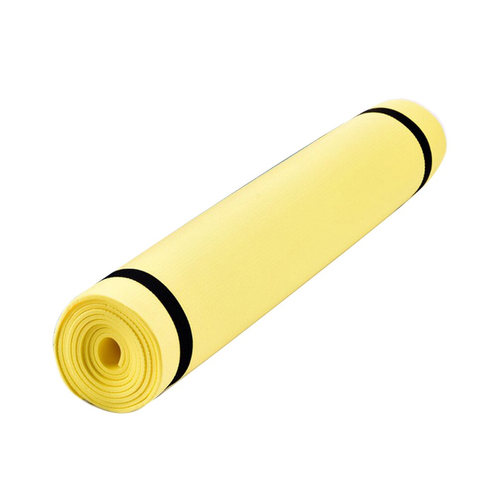 Eva Yoga Mat Antislip Fitness Pad Voor Yoga Oefening Pilates Meditatie Gym Extra Thicken Oefening Duurzaam Workout Mat: YELLOW