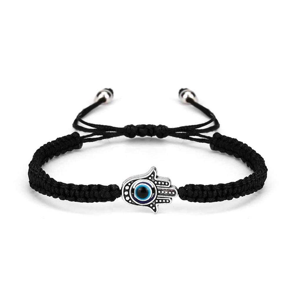 Lucky Rood Zwart String Discussie Armbanden Blue Evil Eye Charm Armbanden Vrouwen Handgemaakte Gevlochten Touw Geluk Sieraden: 7