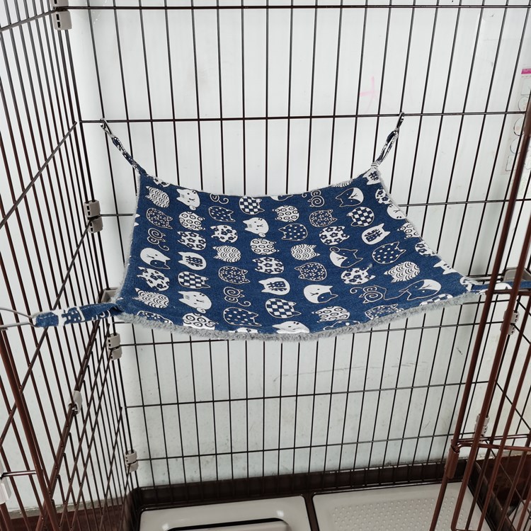 Petaurus Breviceps Warm Double Layered Hammock Three Layer Pet Hanging Squirrel Sleeping Bag Pet Supplies Hamster Hammock: M / plum