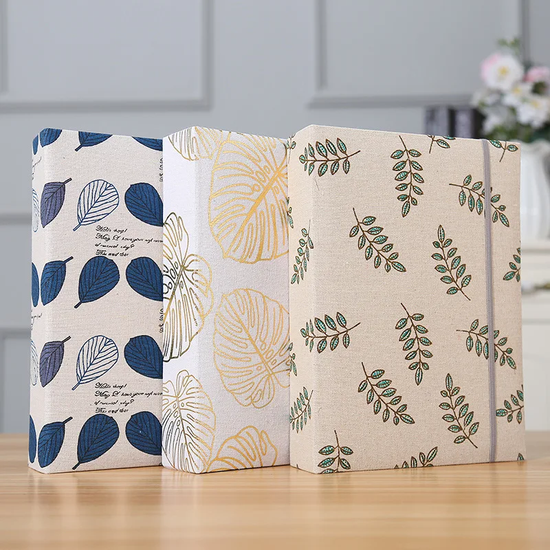 200pcs 6-inch Fabric Photo Album Large Capacity Interleaf Type Family Album Children Growth Memorial Booklet