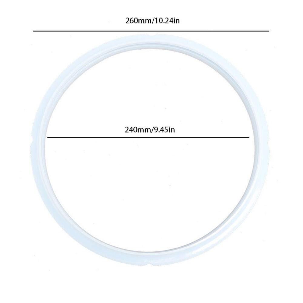 Rubber Pressure Cooker Gaskets Replacement Silicone Sealing Ring For Electric Pressure Cookers Kitchen Cookware Tool: 8L