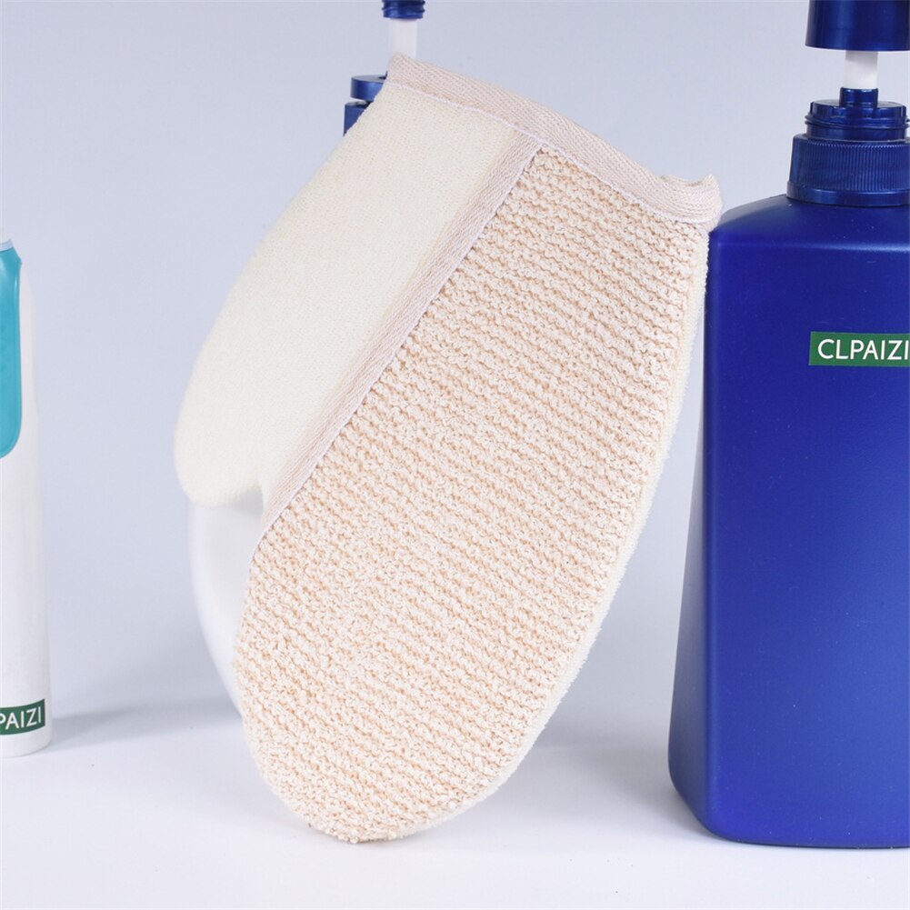 Guantes de ducha exfoliantes, 2/3 Uds., para Spa y baño, fibra de bambú Natural, exfoliantes