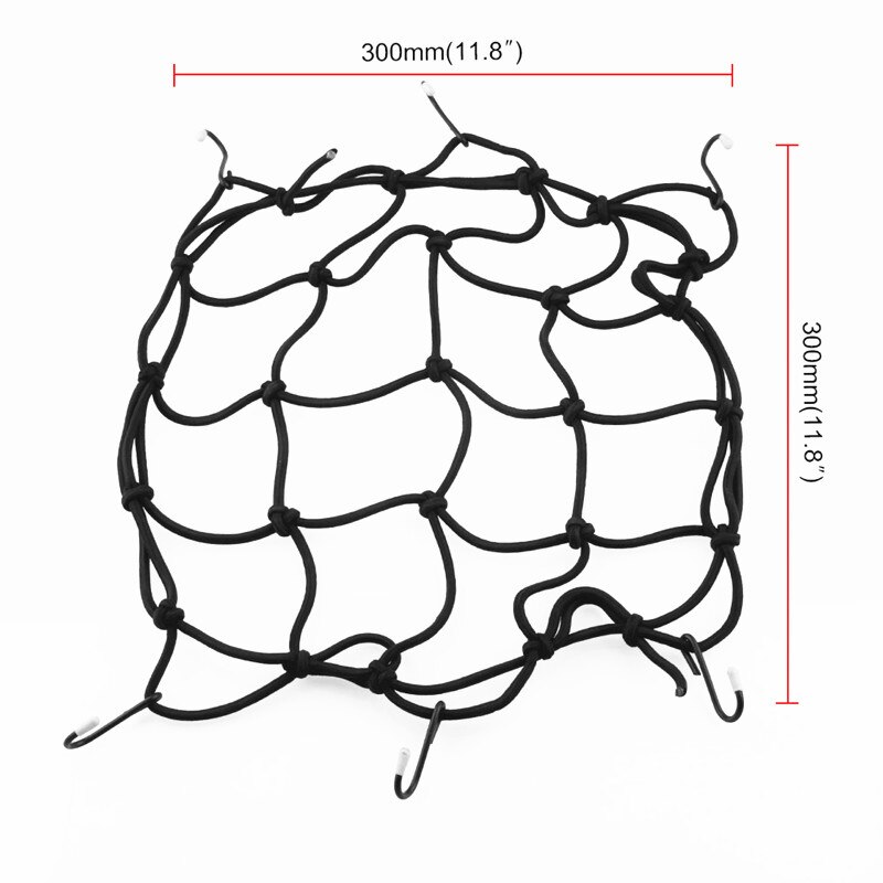 30*30cm motorcykel cykel lastnet elastisk bagage reb fast hjelm diverse 1 stk 5 farver motorcykel bagage reb