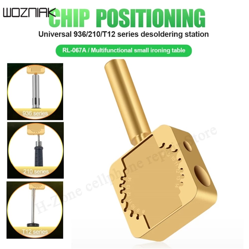 RELIFE RL-067A 3 in 1 MIni Heating Table Soldering ID Heating Disassembly Platform Universal 936/210/T12 Desoldering Station