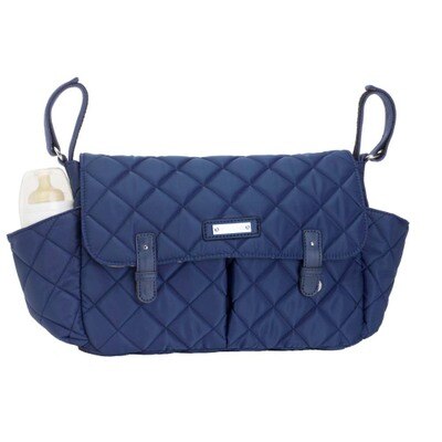 Large Capacity Stroller Bag Gray Black Blue Baby Nappy Bag Mommy Diaper Bag Stroller Organizer for Baby Stroller: Blue