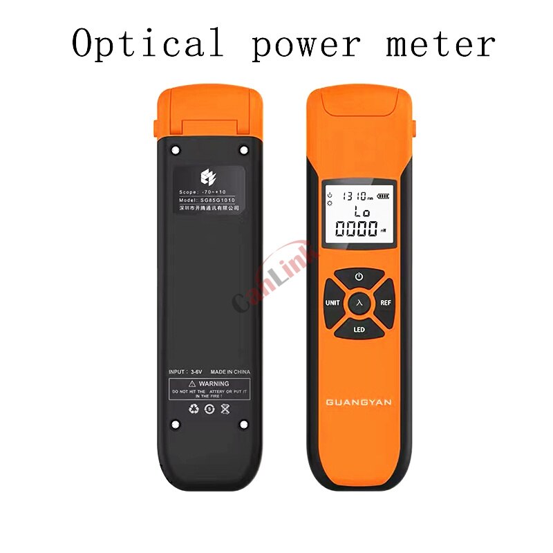 Mini G1010 High Power Optical Precision Meter Rechargeable Battery Fiber Optic Energy Meter With Flash Light Opm