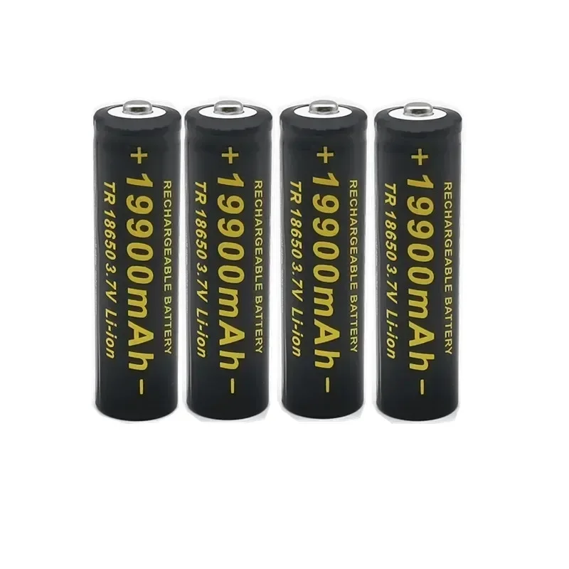 2025 100 % neuer 3,7 V 18650 19900 mAh Hochleistungsakku, Lithium-Ionen-Akku für Taschenlampenbatterien