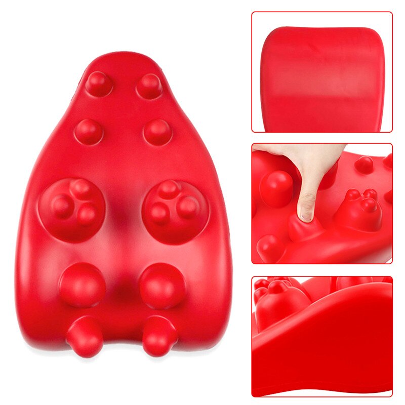 Neck Support Tension Reliever Neck Shoulder Relaxer Red Releases Muscle Tension Relieves Tightness Soreness Theraputic