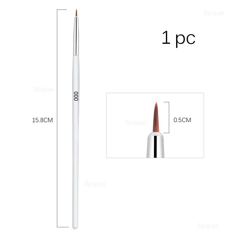 Stylo pour vernis à ongles nail art, lot de 1, dégradé, UV gel, lignes, rayures, grille, outil de manucure, DIY,: No.13