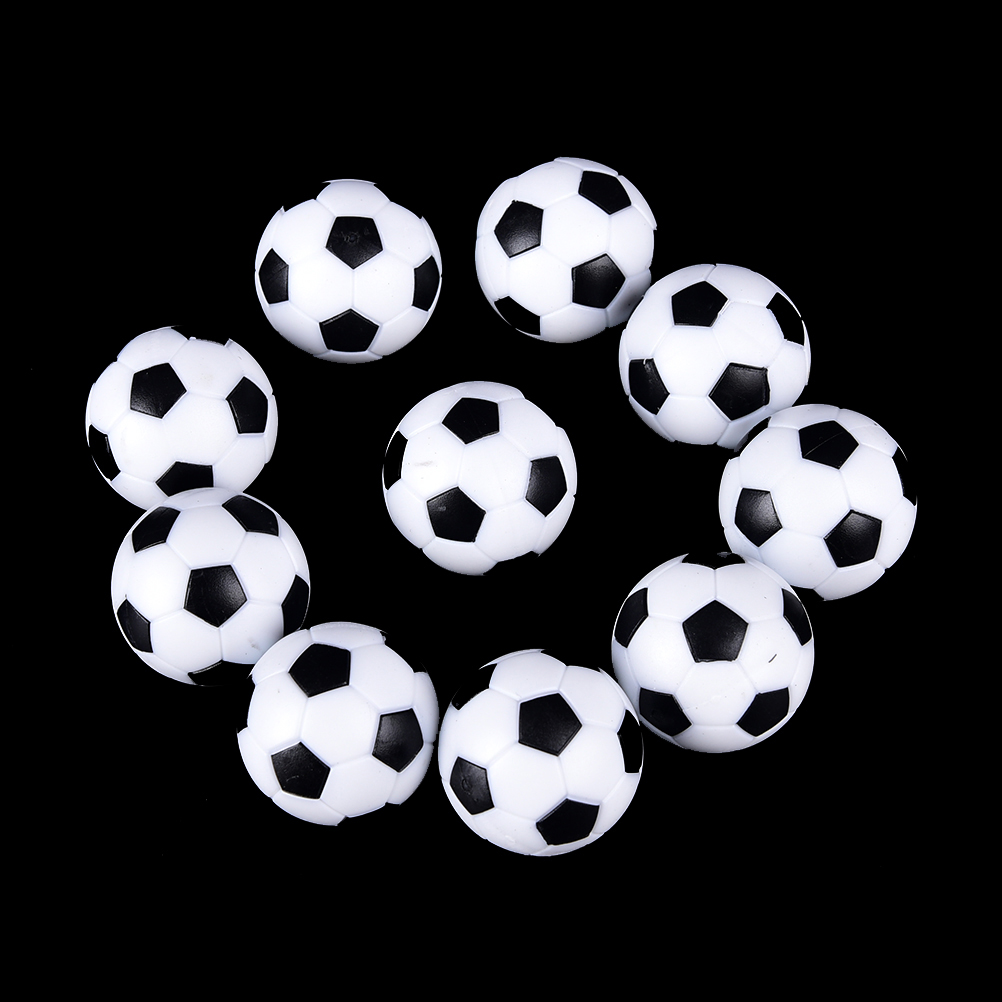 10Pcs Plastic Tafelvoetbal Tafel Voetbal Voetbal Voetbal Fussball Sport Ronde Indoor Spel Dia 32Mm