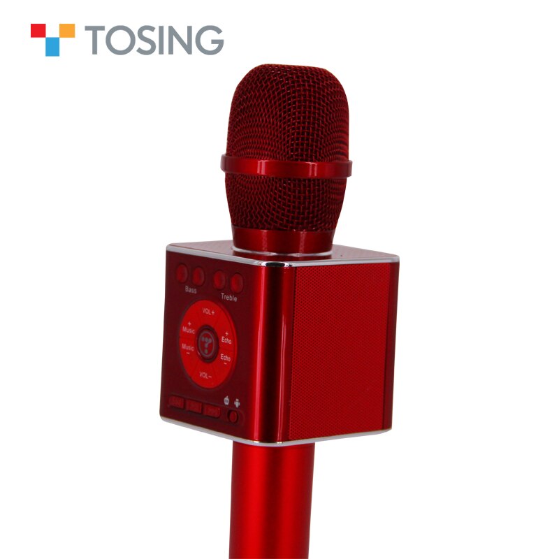 Microphone Externe Sans Fil Bluetooth 10W Haut-parleur 2-en-1 Portable Pour  Chanter Et Enregistrer L