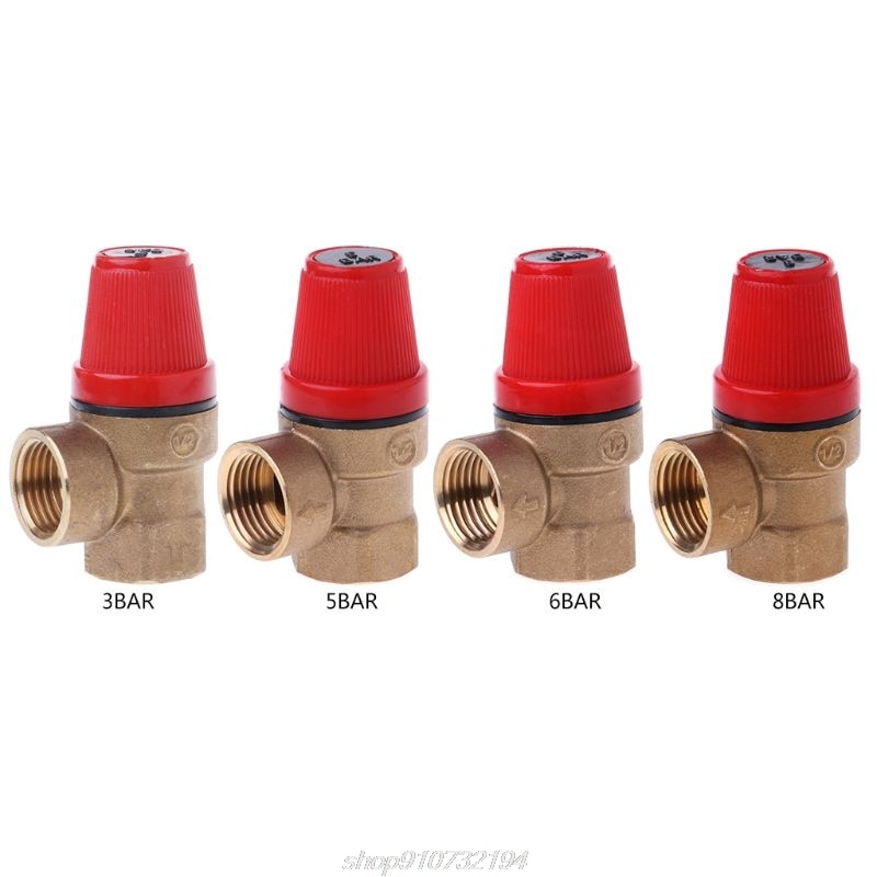 Brass Safety Valve Drain Relief Swithch For Solar Water Heater Double Inner Wire O30 20