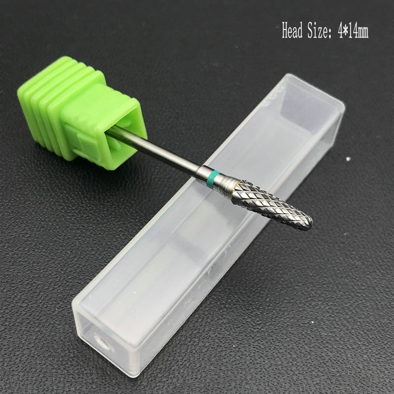 1Pc Dental Tungsten Carbide Burs Dental Hp Wolfraam Burs Dental Lab Burs Cross Cut: Green