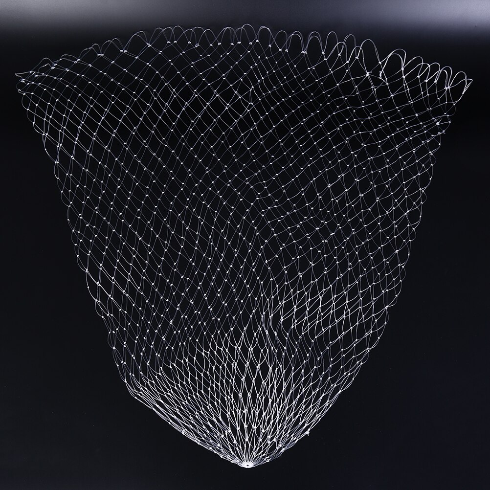 3 Sizes Nylon fish line Fishing Net Rhombus Mesh Hole Net Collapsible Fishing Tools