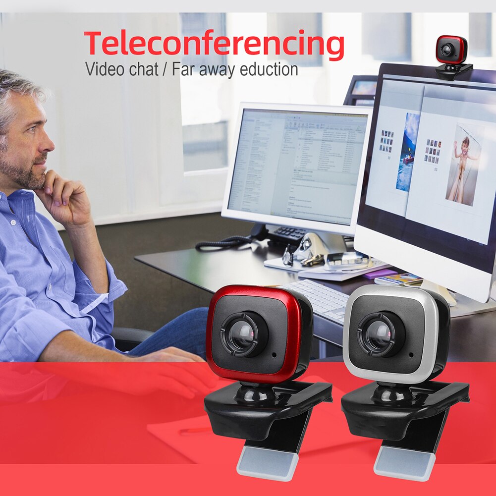 HD Webcam 480P PC 30fps HD Camera High-Definition Cam Video Call with Microphone NOV99