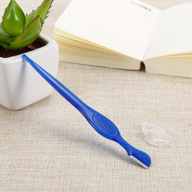 1Pc de cejas Trimmer de utensilio para eliminar el vello Facial cejas Trimmer Sharp maquillaje de cejas forma removedor de pelo herramienta TSLM2