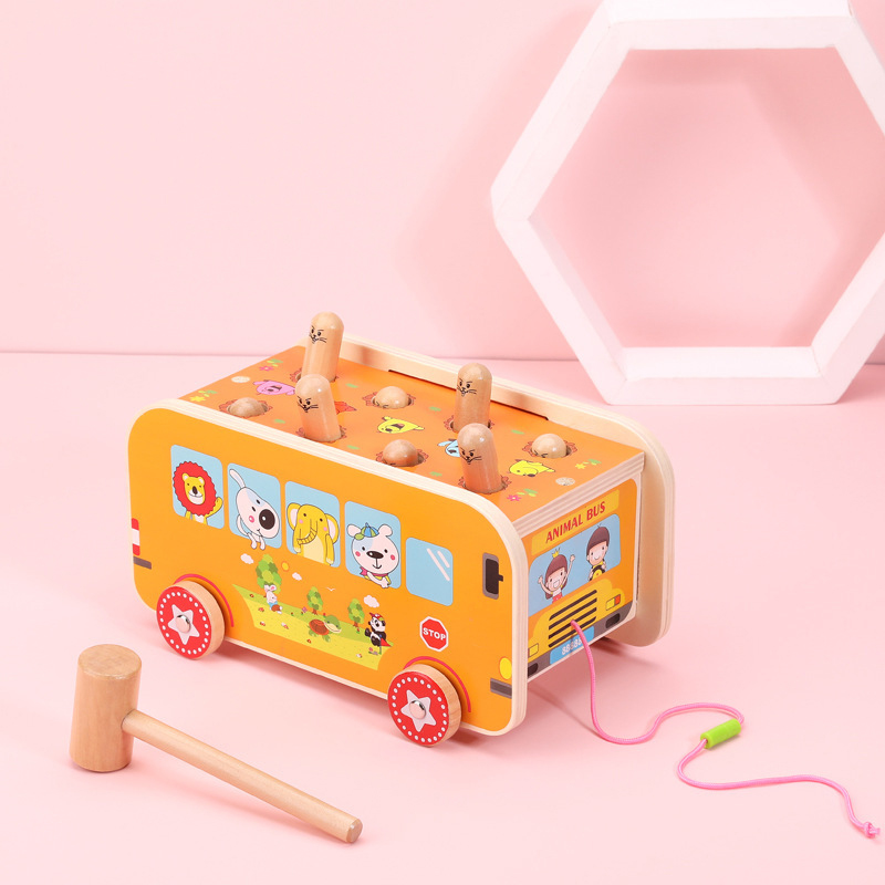 Kinderen Houten Puzzel Speelgoed Whac-A-mole Speelgoed Multifunctionele Beat Dia Vroeg Leren Educatief Zintuiglijke Baby Kinderen speelgoed