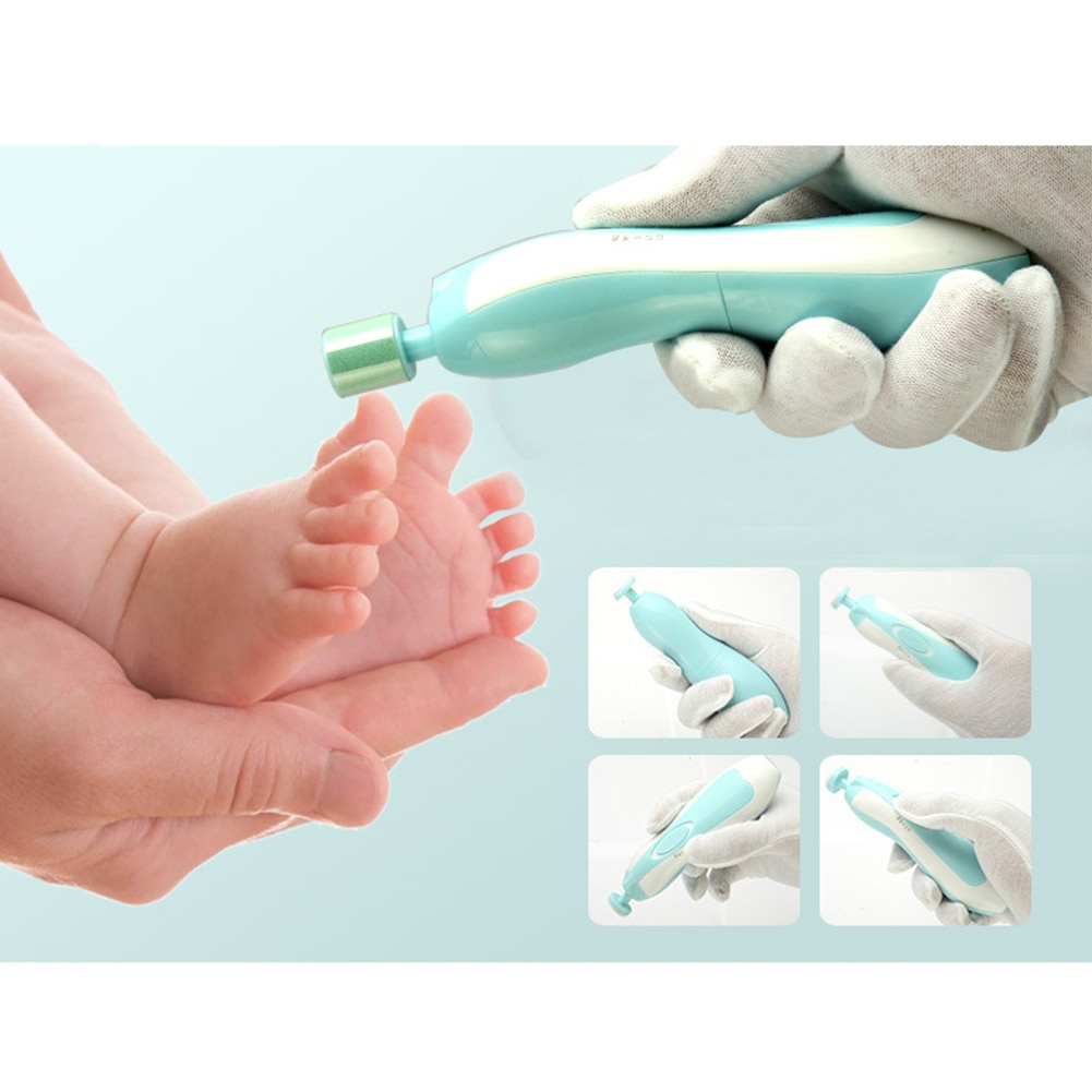2nd Generatie Multifunctionele Slijpen Hoofd Baby Nail Grinder Voet Grinder Baby Elektrische Nagelvijl Baby Benodigdheden