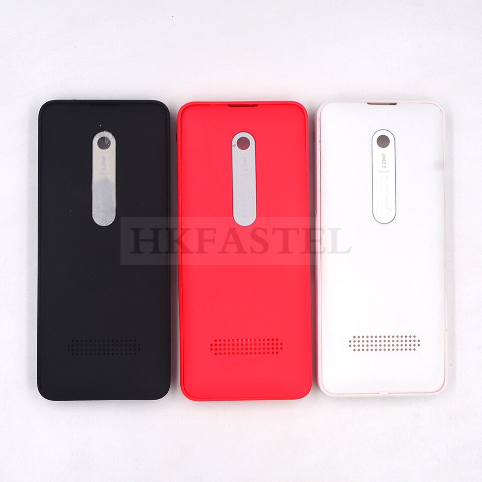 HKFASTEL 301 Housing For Nokia 301 Single Dual SIM Card Mobile Phone Cover Case + English Russian Arabic Keypad + Tool