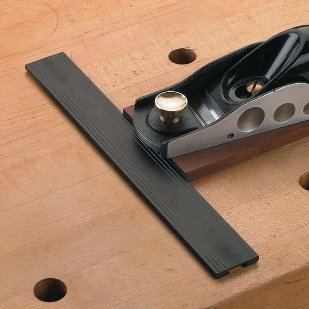 Bench Woodworking Tools Auxiliary Clamp Workbench Table 19mm 20mm Dog Hole Baffle Plate Aluminum Alloy DIY Planing Stop Board