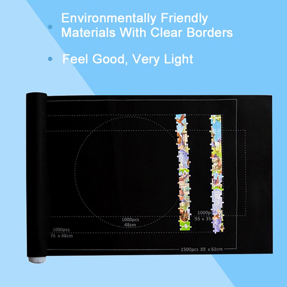 24*46 inch Jigsaw Puzzle Storage Mat Roll Up Puzzle Roll Felt For Up To 1500pcs Puzzle Travel Storage Bag Accessories