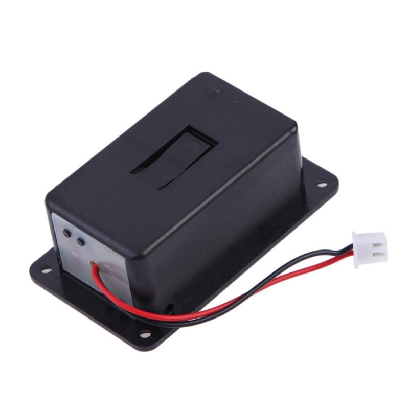 1pc 9V Batterij Box Case Cover Houders Voor Gitaar Bas Pickup Zwart