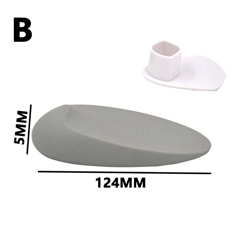Nail-free Safety Rubber Door Stopper Wedge Security Door Stops Anti-bump Door Holder Gear Gate Resistance Door Stop Hardware: 2