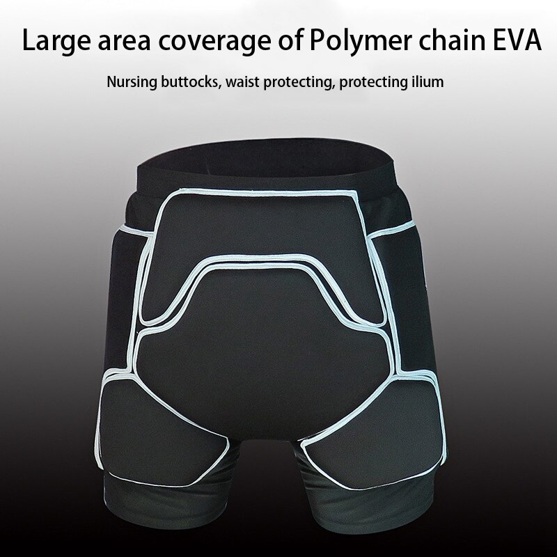 Protective Shorts Protection Hip EVA Pad Impact Resistance Adult Protective Gear for Ski Snowboard