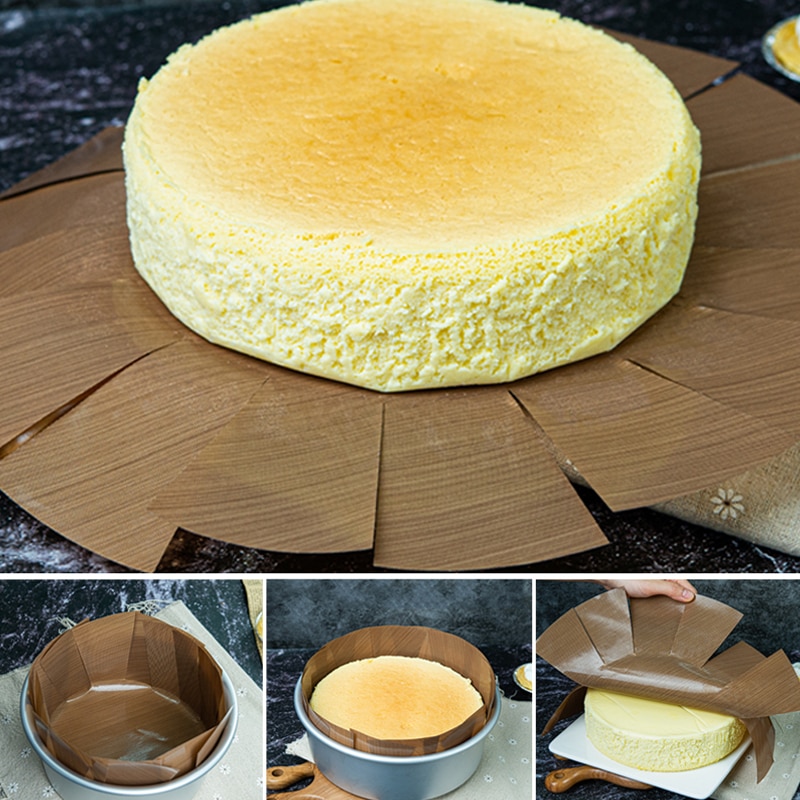 40 cm Ronde Non Stick Bakmat Herbruikbare Cake Liner Chiffon Cake Release Papier Bakvorm Vel Ontvormen Oven lade Papier