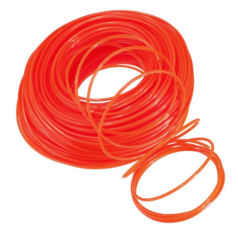 2.4mm trimmer line nylon ledning tråd rund streng benzin græstrimmer haveredskaber