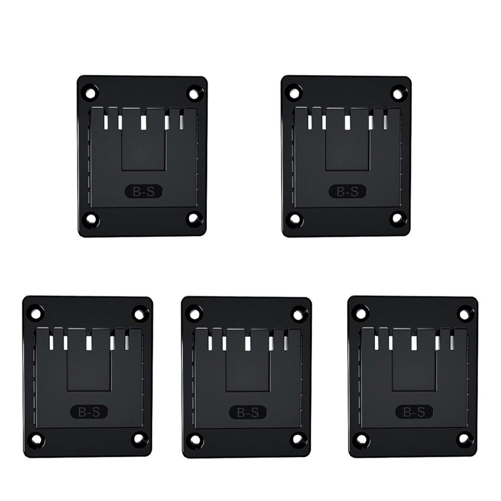 Electric Tool Holder Wall Mount Brackets Hook Storage Rack Power Tool Organizer Fixing Devices For Bosch 14.4-18V Electric Drill: 5pcs