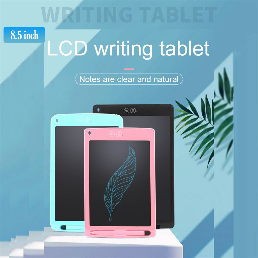 8.5 Inch Lcd Schrijven Tablet-Elektronische Schrijfbord Doodle Board Tekentafel Smart Lock Functie Flexibele Vloeibare Kristallen Film
