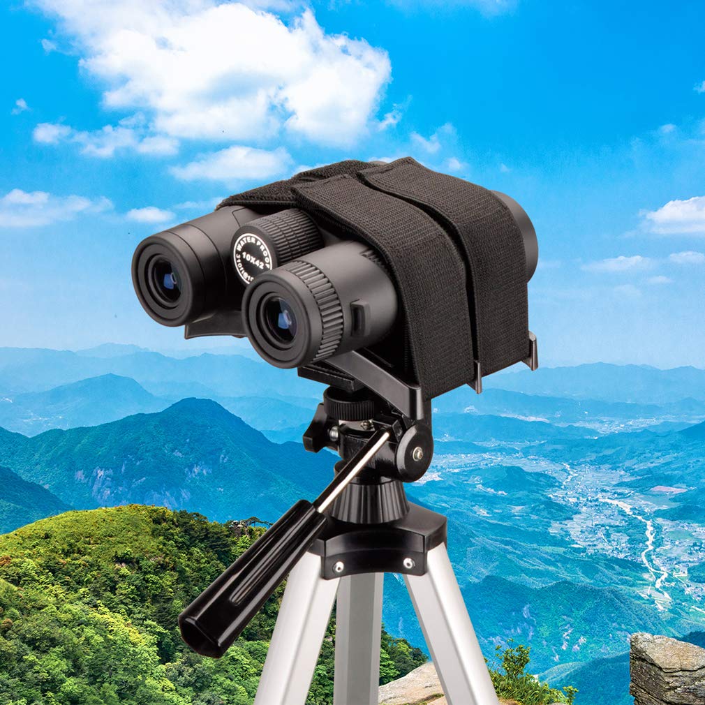 Universal Binoculars Tripod Adapter Bundled Binocular Mount for Stable Connecting Telescope Camera