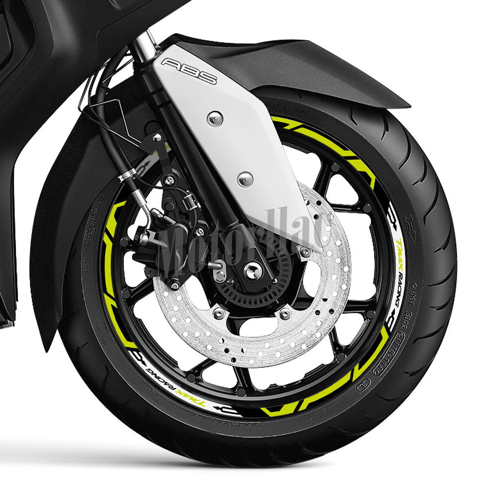 Para TMAX 500 530 560 tmax 2023 pegatina reflectante para llanta de motocicleta calcomanía Scooter raya cinta accesorios impermeable