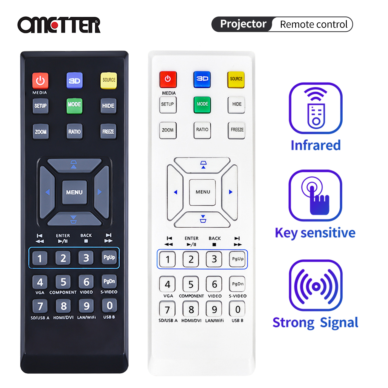 For ACER Projector Remote Control V12S AS211 E-26091 E-26171 RC-JSE28-190 H7532BD E152D H6510BD P1341W H5360BD P1283 V12X AX316