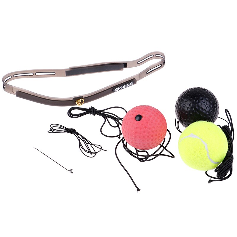 Boxing Reflex Speed Punch Ball Boxer Raising Reaction Force Hand Eye Training Set Stress Boxing Thai Exercise