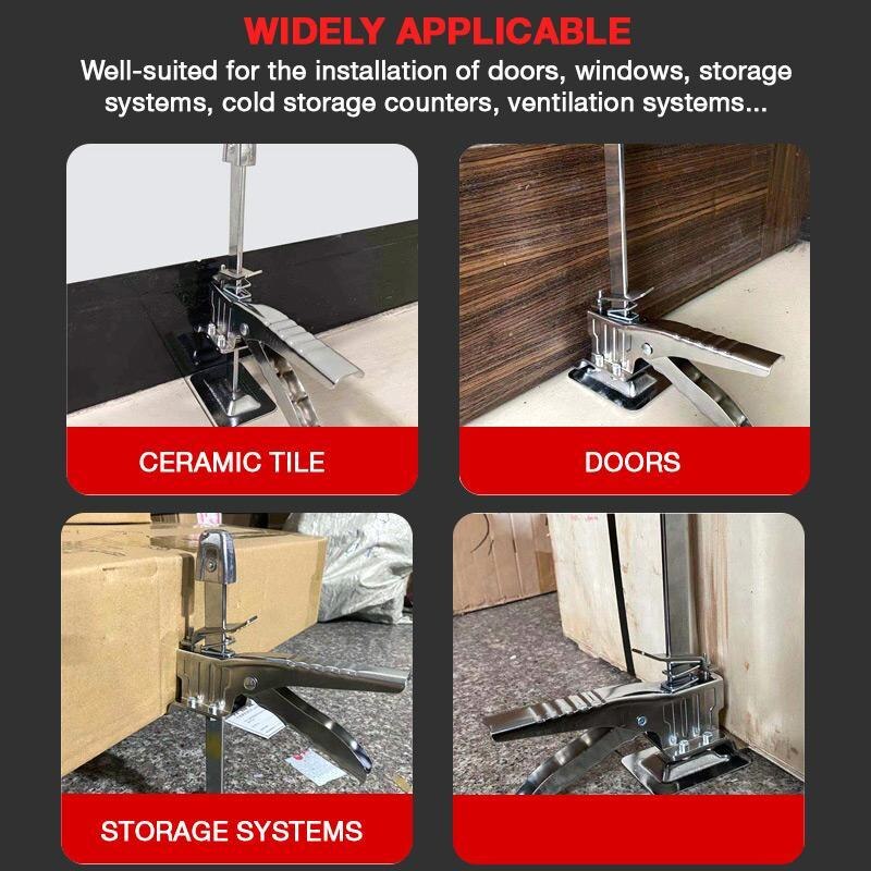 Anti Slip Jack Lifter Cabinet Height Regulator Labor-saving Arm Door Use Board Hand Tools Moving Plaster Sheet Repair