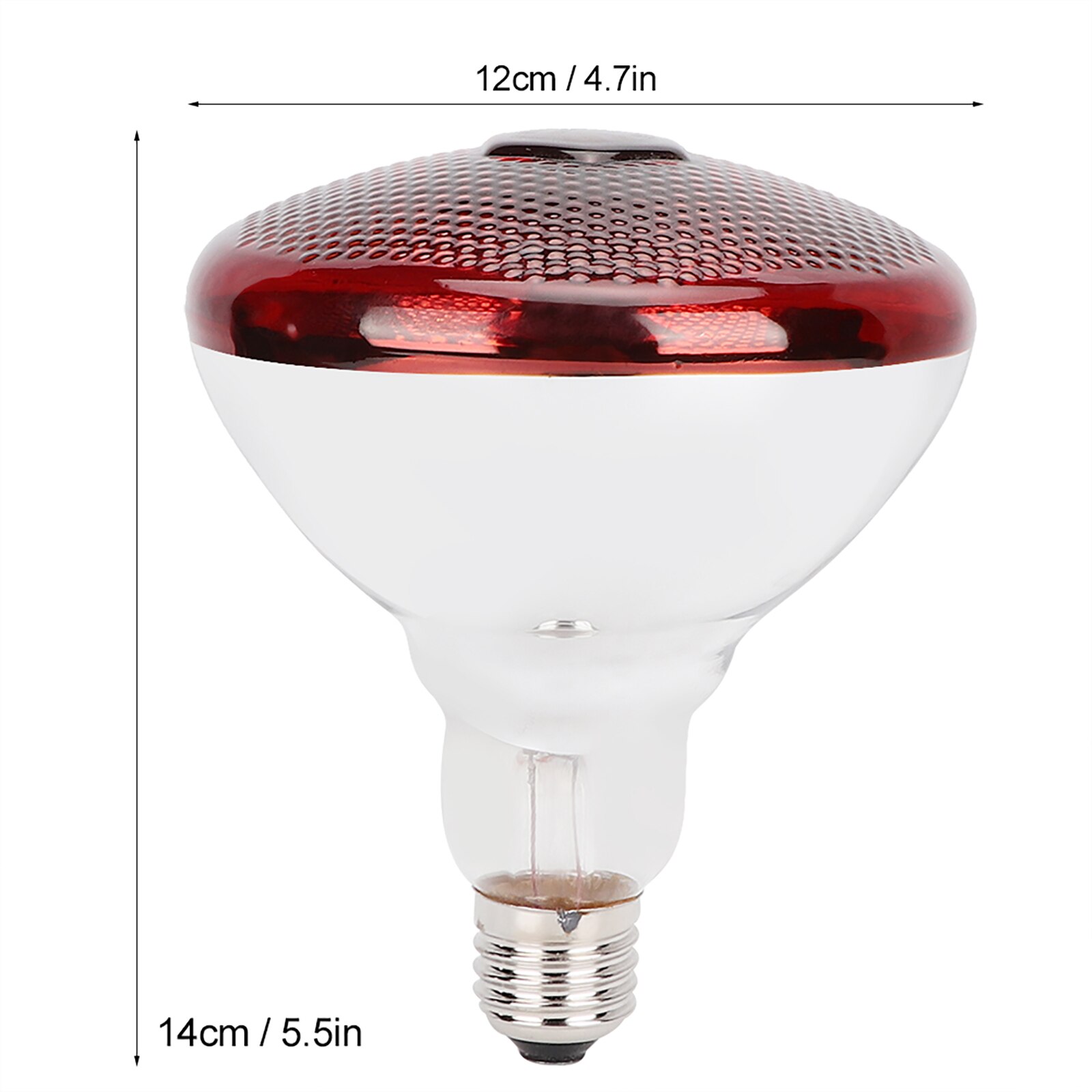 E27 konserveringsvärmelampa glödlampa infraröd strållucka glödlampa för gris kyckling djur fjäderfä 2