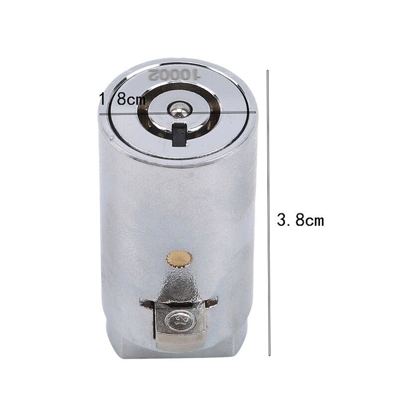 Zinc Alloy Universal Size Key Vending Machine Cylinder Lock Tubular Key Industrial Cabinet Lock Core