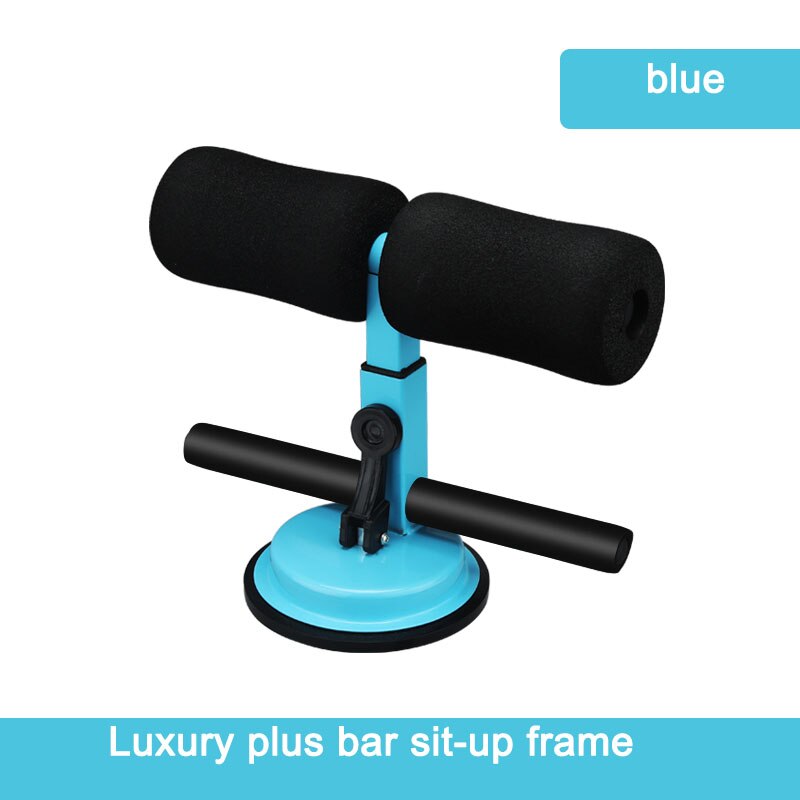 Home Abdominal Rolling Exercise Fitness Equipment Fixer Weight Loss Suction Cup Abdomen Sit-up Aid Multi-speed Adjustment: Luxury blue