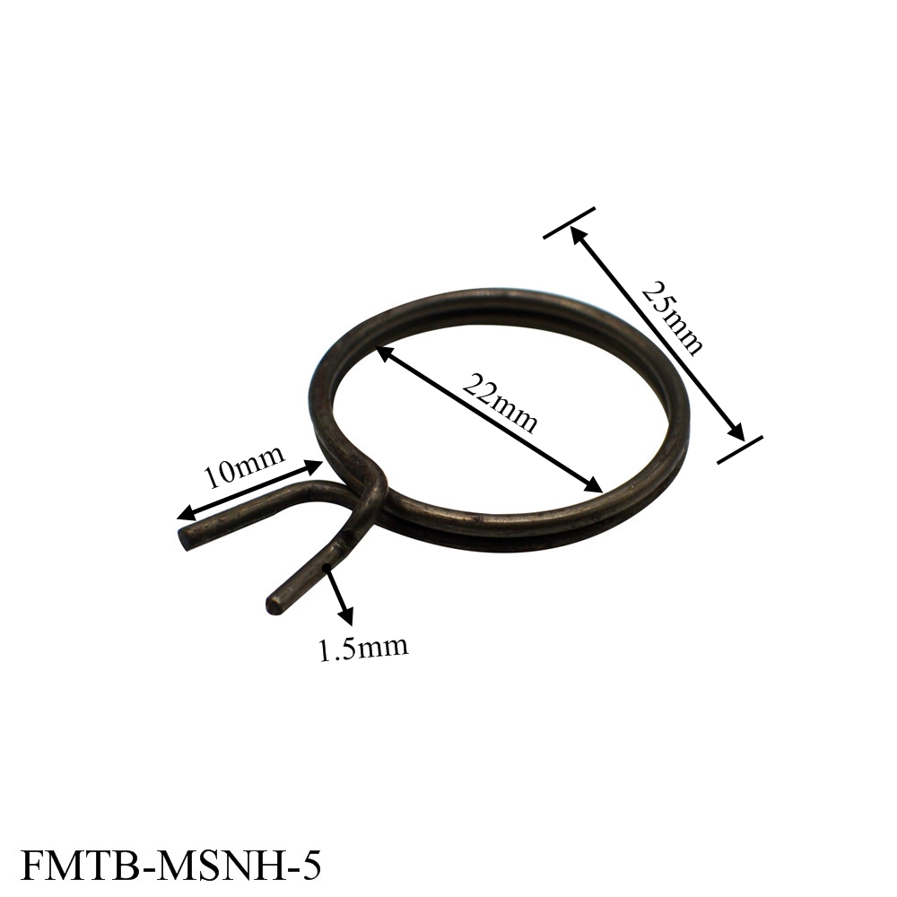 Ressorts de poignée de porte en acier inoxydable, 5 pièces, fil plat, poignée de serrure de porte, bobine à ressort, remplacement de porte de maison, ressorts de Torsion de retour