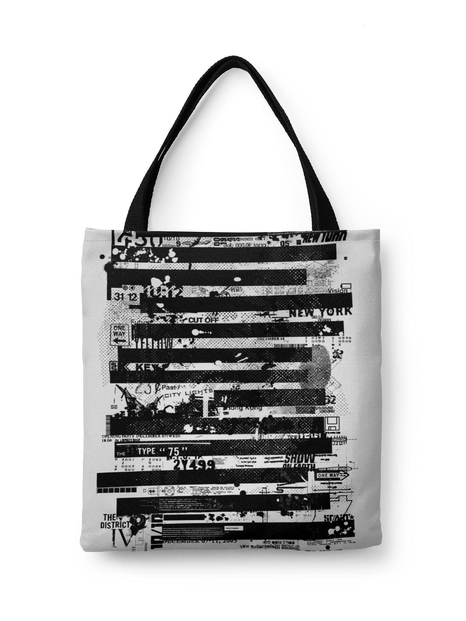 Volledig Gedrukt Draagtas Met Rits Kleurrijke Patroon Vrouwen Shopper Tas Meisje School Opslag Boek Schoudertas: style3 / WithOut Zipper